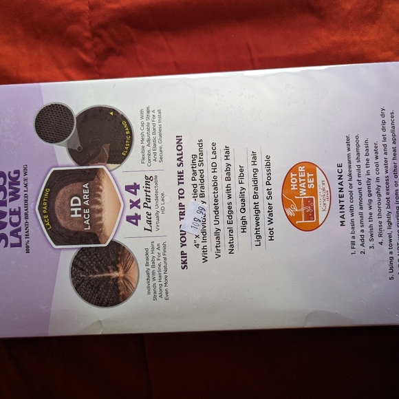 NEW! Lace front wig - Senegal twist bob - Picture 3 of 6